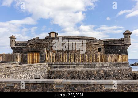 The Castle of St John the Baptist in Santa Cruz de Tenerife , Canary Islands, Spain. Stock Photo