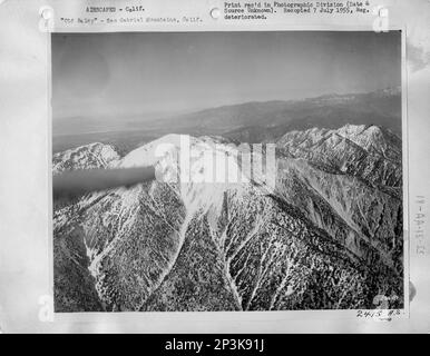 California - San Gabriel, Aerial Photograph Stock Photo - Alamy