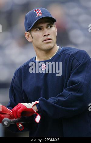 Baseball In Pics - Johnny Damon and Damian Jackson collide attempting to  catch a ball in the outfield, 2003