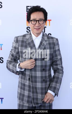 Ke Huy Kwan attends the 2023 Film Independent Spirit Awards on March 04, 2023 in Santa Monica, California. Photo: CraSH/imageSPACE Stock Photo