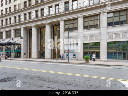 Pittsburgh Downtown: Henry W. Oliver Building, a stone and terra cotta office building, is now 50% Embassy Suites hotel. Stock Photo