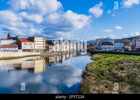 Noia, Galicia, March 1, 2023. View of the city of Noia in Coruna, Galicia, Spain. Stock Photo