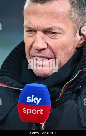 Lothar Matthäus TV co-presenter,   in the match VFB STUTTGART -  FC BAYERN MÜNCHEN 1-2 1.German Football League on Feb 18, 2023 in Stuttgart, Germany. Season 2022/2023, matchday 23, 1.Bundesliga, 23.Spieltag © Peter Schatz / Alamy Live News    - DFL REGULATIONS PROHIBIT ANY USE OF PHOTOGRAPHS as IMAGE SEQUENCES and/or QUASI-VIDEO - Stock Photo