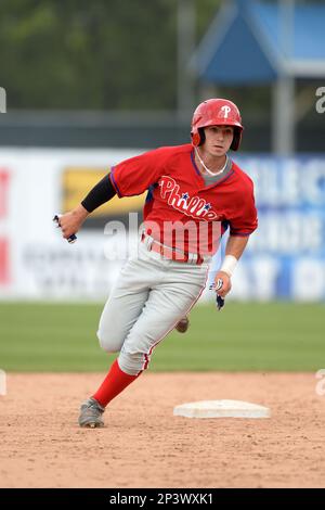 Ryan McKenna (18) of St. Thomas Aquinas in Berwick, Maine playing