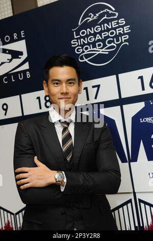 Eddie Peng attends the opening ceremony of LONGINES Suria KLCC