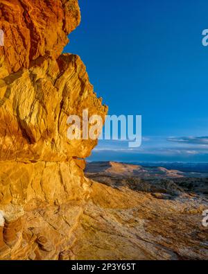 Sandstone Wall, Grand Staircase-Escalante National Monument, Utah Stock Photo