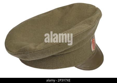 Imperial Russian Army cap isolated on white background Stock Photo