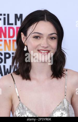 Lily McInerny attends the 2023 Film Independent Spirit Awards in Santa