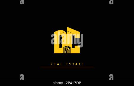 Real Estate letters Initials Monogram logo DC , CD Stock Vector