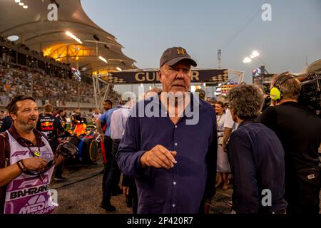 Sakhir, Bahrain, 05th Mar 2023, Jeremy Clarkson attending race day, round 1 of the 2023 Formula 1 championship. Credit: Michael Potts/Alamy Live News Stock Photo