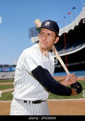 New York Yankees legend Ron Guidry tips his cap to the crowd before a  spring training baseball game against the Atlanta Braves on February 26,  2023 at George M. Steinbrenner Field in