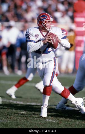 Jim Kelly of the Buffalo Bills Stock Photo - Alamy