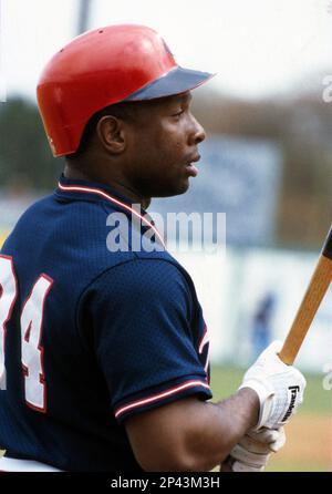 MLB FILE: Gary Gaetti of the Minnesota Twins. (Icon Sportswire via AP  Images Stock Photo - Alamy