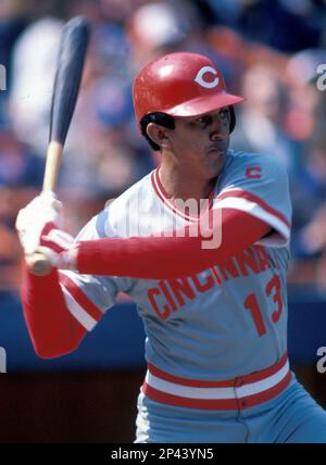 Cincinnati Reds Dave Concepcion (13) during a game from his career. Dave  Concepcion for 19 years all with Reds and was a 9-time All-Star.(David  Durochik via AP Stock Photo - Alamy