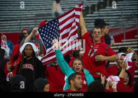 Sept. 6, 2014 - Piscataway, New Jersey, U.S. - Rutgers' defensive linemen  Quanzell Lambert (22) during NCAA football action between the Rutgers  Scarlet Knight and the Howard University Bison at High Point