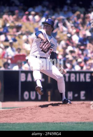 Los Angeles Dodgers Fernando Valenzuela (34) during a game from his career  with the Dodgers. Fernando Valenzuela played for 17 years with 6 different  teams, was a 6-time All-Star and in 1981