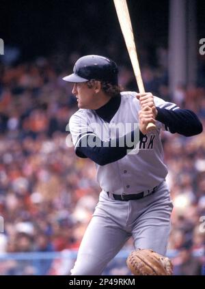 New York Yankees Graig Nettles(9) in action during a game from