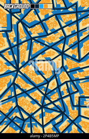 Abstract background with grunge pattern ready to print sublimation design seamless design Stock Vector
