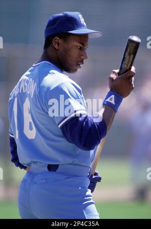 Bo Jackson in 1989 Topps baseball card with the Kansas City Royals Stock  Photo - Alamy