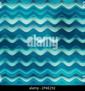 water seamless pattern with grunge effect Stock Vector