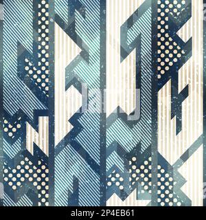 Pastel blue fabric ikat diamond seamless pattern background Stock ...