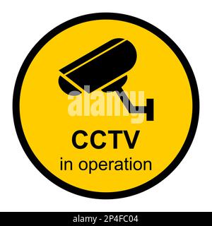 Closed circuit television camera icon CCTV video protection alert