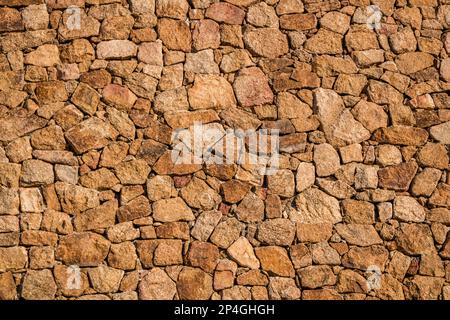 Natural stone wall texture background Stock Photo