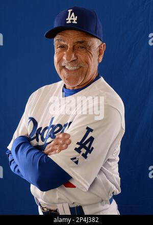 Los Angeles Dodgers coach Davey Lopes during the Jackie Robinson