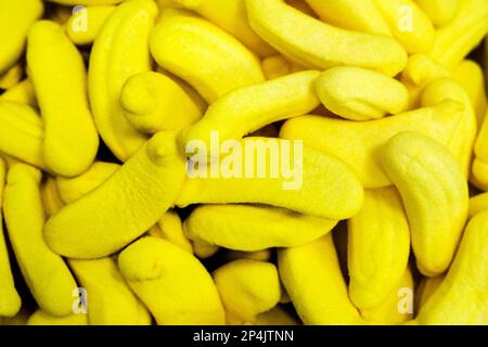 abstract background of yellow -yellow shape, top view Stock Photo