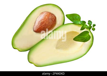Avocado isolated on white background Stock Photo