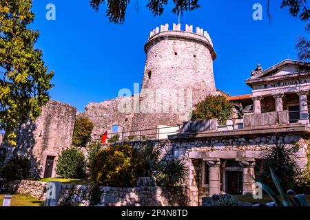 CROATIA : CASTLE TRSAT - RIJEKA Stock Photo