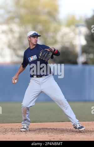 Max Fried of Harvard Westlake High School during a game against JSerra High  School at JSerra H.S. on January 28, 2012 in San Juan  Capistrano,California.(Larry Goren/Four Seam Images via AP Images Stock