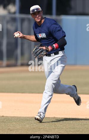 Max Fried of Harvard Westlake High School during a game against JSerra High  School at JSerra H.S. on January 28, 2012 in San Juan  Capistrano,California.(Larry Goren/Four Seam Images via AP Images Stock