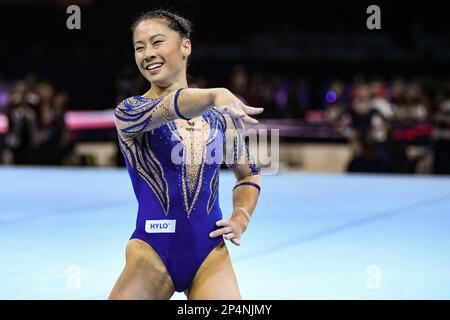 Kim Bui (Germany, Bronze Medal). European Championships Munich 2022: Artistic Gymnastics, Women's Team Finals Stock Photo