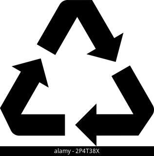 RECYCLE icon as concept of reducing waste Stock Vector