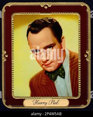 Portrait of Harry Piel  - Vintage German Cigarette Card 02 Stock Photo