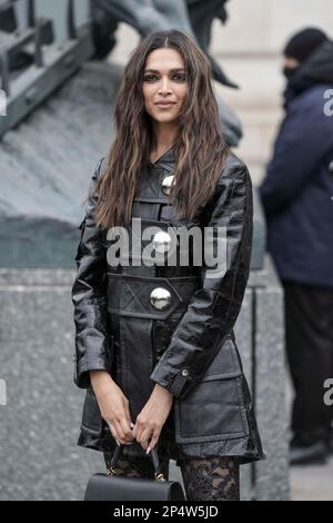 Deepika Padukone attends the Louis Vuitton Fall/Winter 2023-2024  ready-to-wear collection presented Monday, March 6, 2023 in Paris. (Vianney  Le Caer/Invision/AP Stock Photo - Alamy