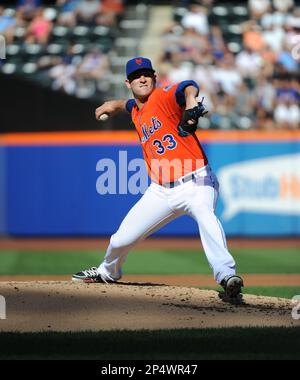 New York Mets pitcher Matt Harvey (28) during game against the Philadelphia  Phillies at Citi Field in Queens, New York; July 21, 2013. Mets defeated  Phillies 5-0. (AP Photo/Tomasso DeRosa Stock Photo - Alamy