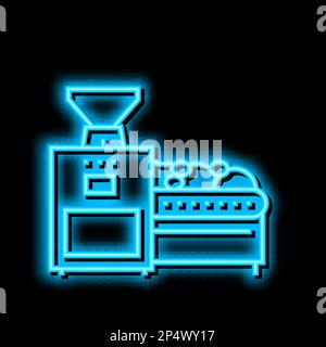 refining olive neon glow icon illustration Stock Vector Image & Art - Alamy
