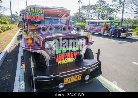 Jeepney Seen In Quezon City, Philippines Stock Photo - Alamy