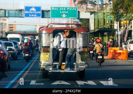 Jeepney Seen In Quezon City, Philippines Stock Photo - Alamy