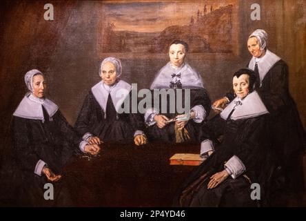 'Regentesses of the Old Mens Home' by Frans Hals, 1644 Stock Photo