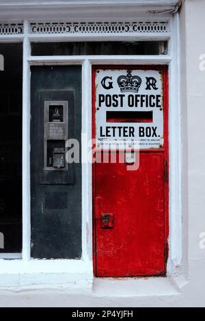 GR Post box Stock Photo