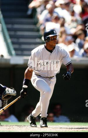 Darryl Strawberry of the New York Yankees at Anaheim Stadium in  Anaheim,California during the 1996 season. (Larry Goren/Four Seam Images  via AP Images Stock Photo - Alamy