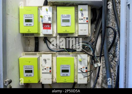 Linky Electricity meter  Compteurs electrique Linky - compteur intelligent  Stock Photo - Alamy