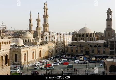 EGYPT, Cairo, old town, Al Azhar  mosque and university in Khan el Khalili Stock Photo