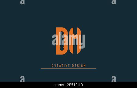 Alphabet letters Initials Monogram logo DM , MD Stock Vector