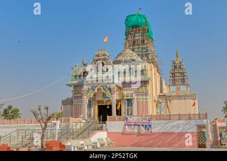 Giriraj Dharan Mandir temple Stock Photo