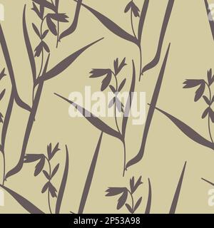 Seamless cornflakes pattern. Vector seamless pattern, hand drawn illustration. Oat flakes seamless background. Stock Vector