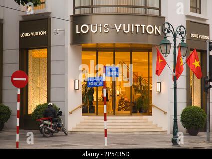 Louis Vuitton retail and luxury stores Rue Eugene Colas in Deauville,  Normandy, France, Europe Stock Photo - Alamy